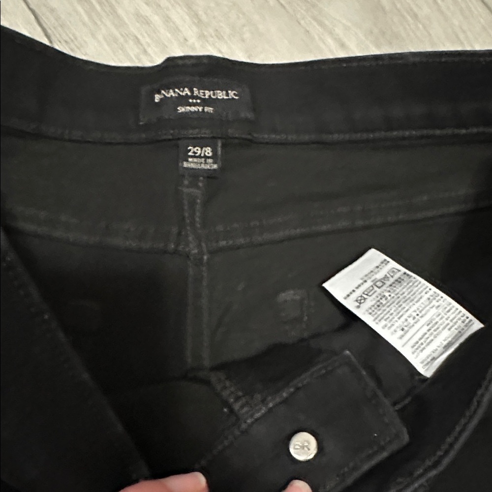 Banana Republic women’s  skinny fitBlack Skinny Jeans size 29/8 - Picture 4 of 10